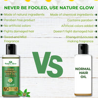 Thumbnail for Nature Glow Herbal Bhringraj Oil