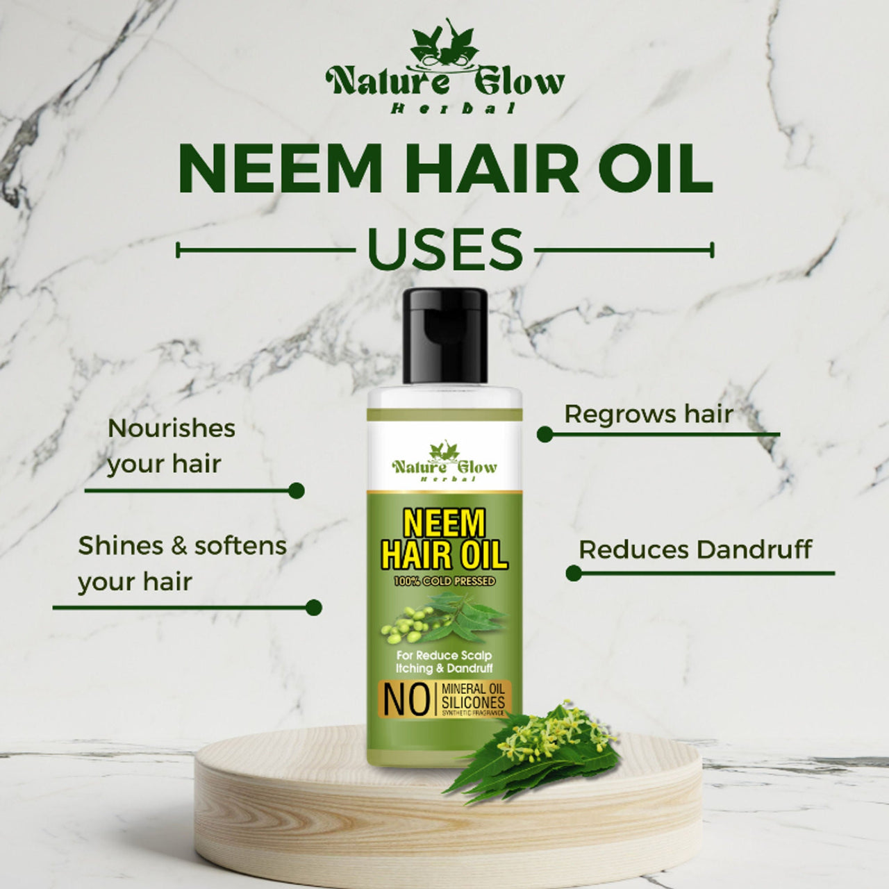 Nature Glow Herbal Neem Hair Oil