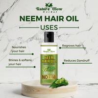 Thumbnail for Nature Glow Herbal Neem Hair Oil