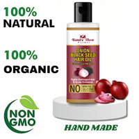 Thumbnail for Nature Glow Herbal Onion Black Seed Hair Oil