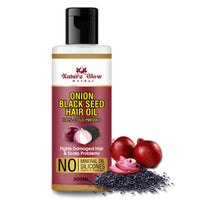 Thumbnail for Nature Glow Herbal Onion Black Seed Hair Oil