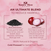 Thumbnail for Nature Glow Herbal Onion Black Seed Hair Oil
