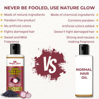Thumbnail for Nature Glow Herbal Onion Black Seed Hair Oil
