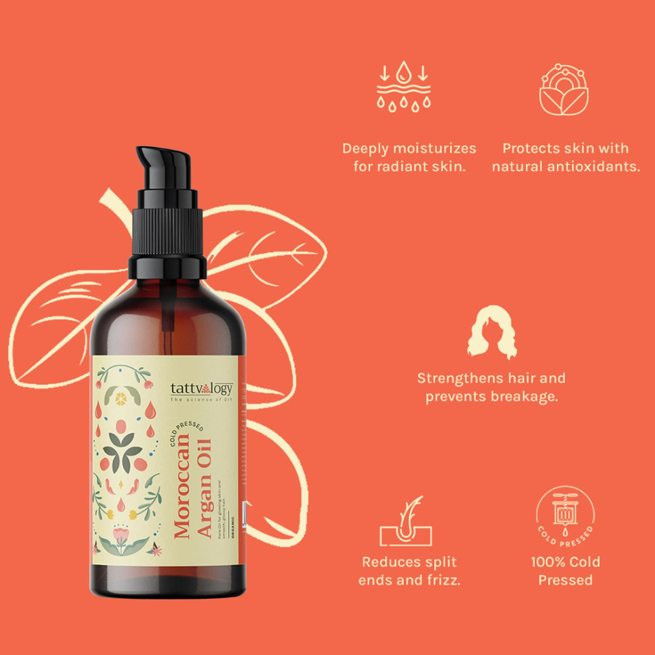 Tattvalogy Organic Moroccan Argan Oil
