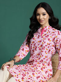 Thumbnail for floral-print-pure-cotton-kurta