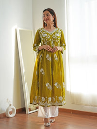 Thumbnail for Women Chikankari Embroidery Kurta