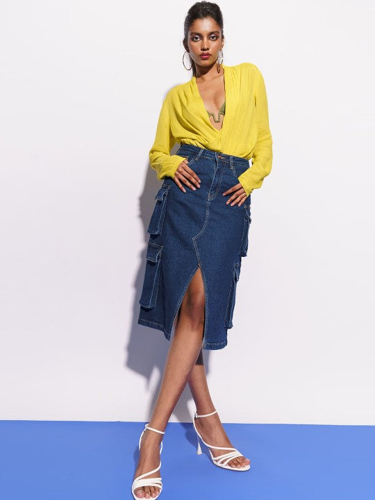 blue-denim-cargo-pockets-midi-skirt
