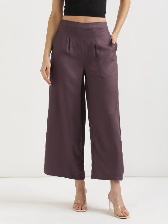 Wide Leg Mid Rise Palazzos