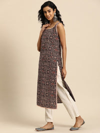 Thumbnail for women-ethnic-motifs-printed-gotta-patti-kurta