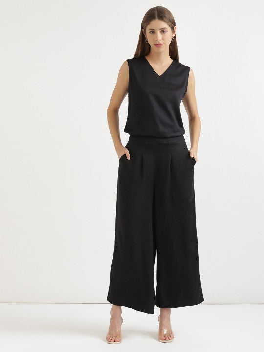 Wide Leg Mid Rise Palazzos