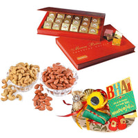 Thumbnail for bikano-mewabites-and-dryfruits-rakhi-gift