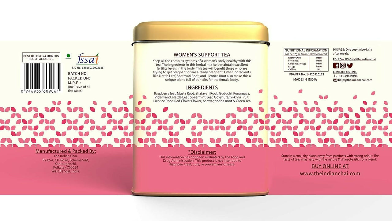 The Indian Chai â Womenâs Support Tea