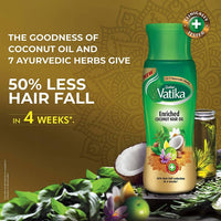 Thumbnail for Dabur Vatika Enriched Coconut Hair Oil