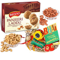 Thumbnail for bikano-panjeeri-laddoo-and-dryfruits-rakhi-gift