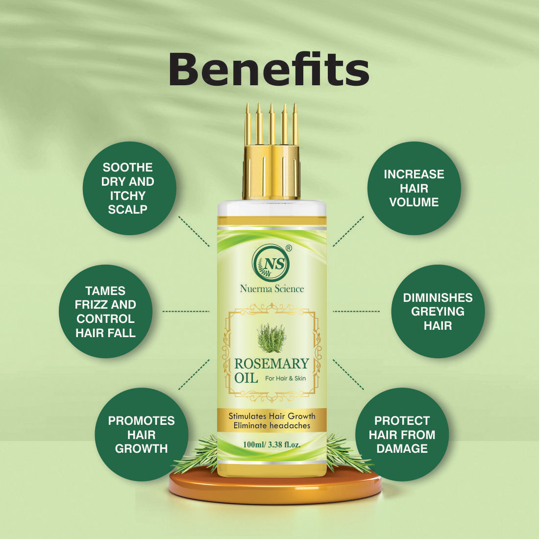 Nuerma Science Rosemary Hair Oil for Anti