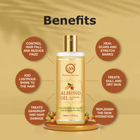Thumbnail for Nuerma Science Pure Almond Hair Oil for Natural Hair Growth