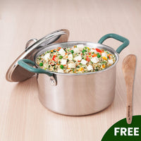 Thumbnail for casserole,-premium-quality,-3-layer-thick-body,-cool-silicone-handles,-100%-toxi