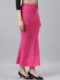 Thumbnail for Side Slit High-Rise Stretchable Viscose Saree Skirt