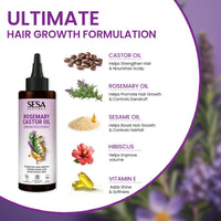 Thumbnail for Sesa Ayurvedic Rosemary Hair Oil With Castor Oil