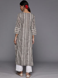 Thumbnail for Women Blue & White Printed Kurta