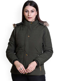 Thumbnail for hooded-fur-lightweight-parka-jacket