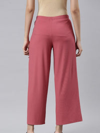 Thumbnail for Women Black Knitted Palazzos
