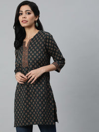 Thumbnail for Women Maroon Printed Tunic
