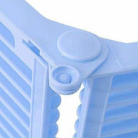 Thumbnail for Folding Plastic Kitchen Dish Rack Stand Plate Holder for Bowls Plates