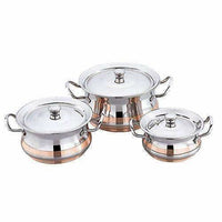 Thumbnail for stainless-steel-cookware-set-3pcs-copper-dish-line-botto