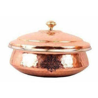 Thumbnail for Steel Copper Handi Bowl With Lid