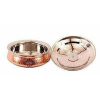 Thumbnail for steel-copper-handi-bowl-with-li