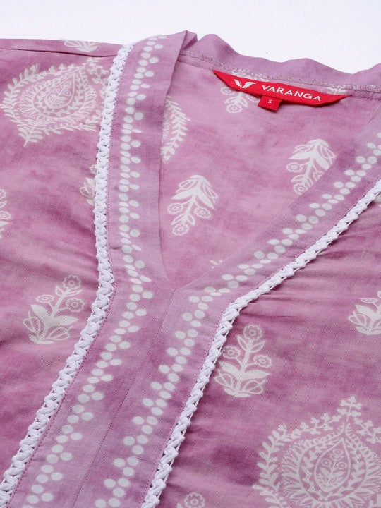 Women Ethnic Motifs Printed Cotton Kurta