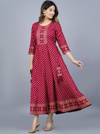Thumbnail for women-ethnic-motifs-printed-anarkali-kurta