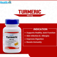 Thumbnail for Healthvit Turmeric Capsules
