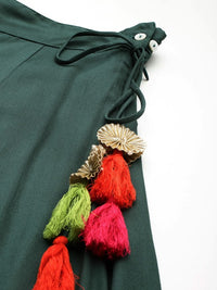 Thumbnail for Embroidered Mirror Work Ready to Wear Lehenga