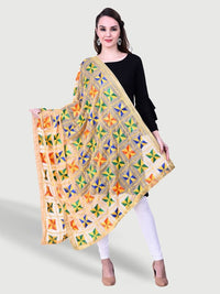 Thumbnail for Embroidered Dupatta with Phulkari