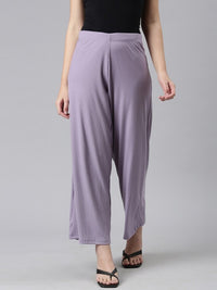 Thumbnail for Women Black Knitted Palazzos