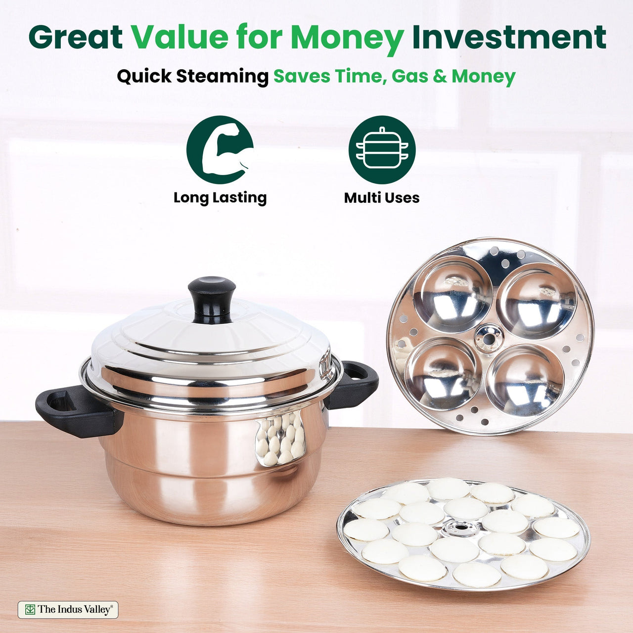Veg Steaming Set, Tri