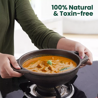 Thumbnail for The Indus Valley CASTrong Cast Iron Cookware Set: Tawa + Fry Pan + Wok Kadai, Kitchen set for Home, Pre