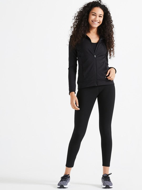 women-black-solid-polyester-tailored-jacket