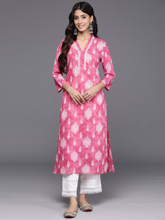 women-ethnic-motifs-printed-cotton-kurta