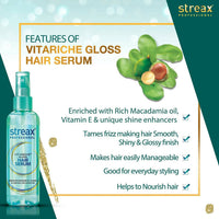 Thumbnail for Streax Professional Vitariche Gloss Hair Serum