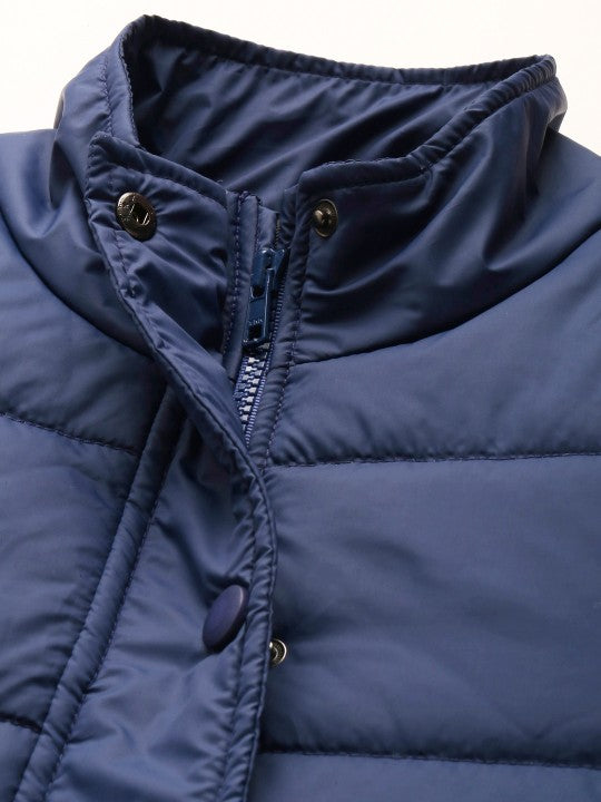 Women Grey Solid Padded Jacket