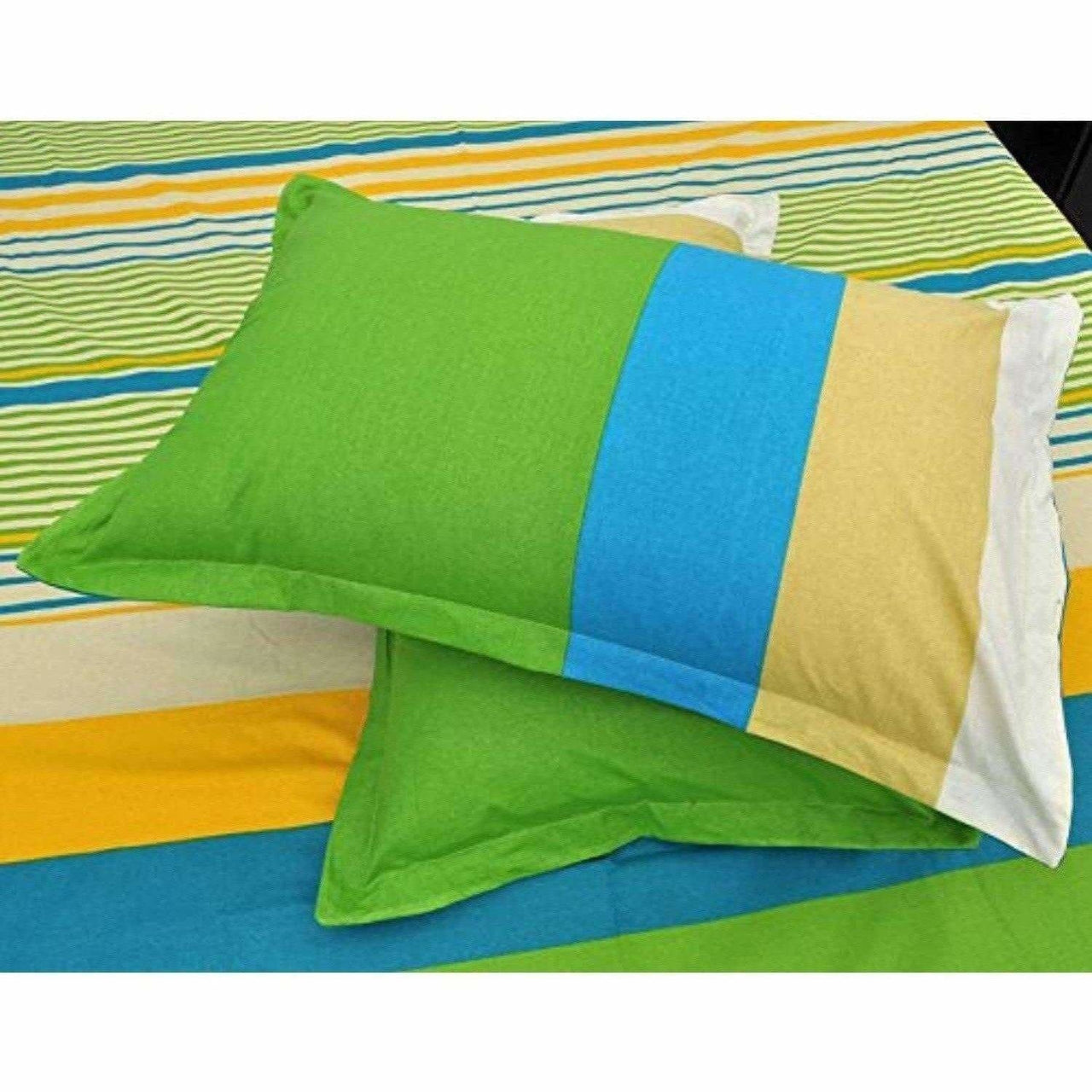 Cotton Double Bedsheet with 2 Pillow Covers
