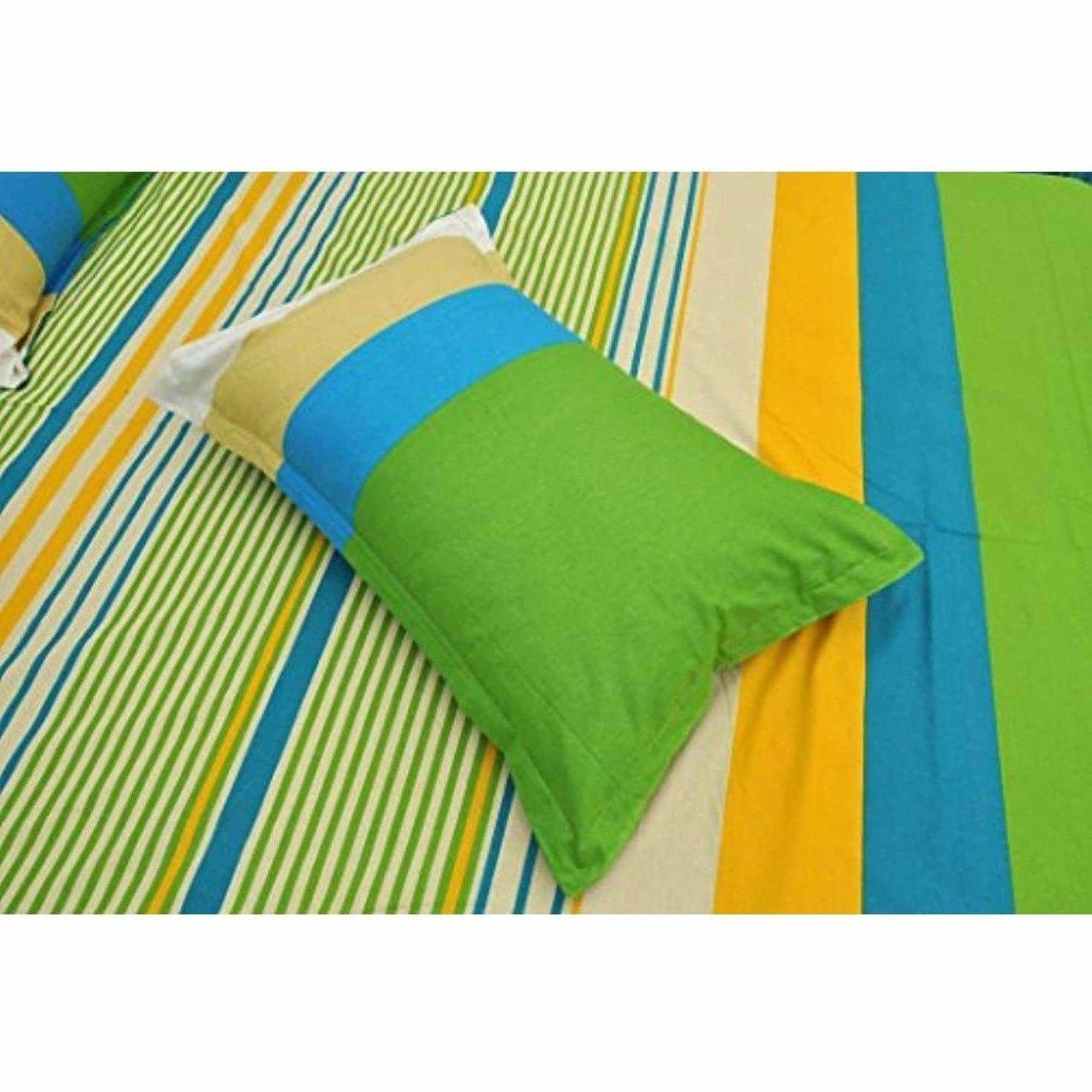 Cotton Double Bedsheet with 2 Pillow Covers