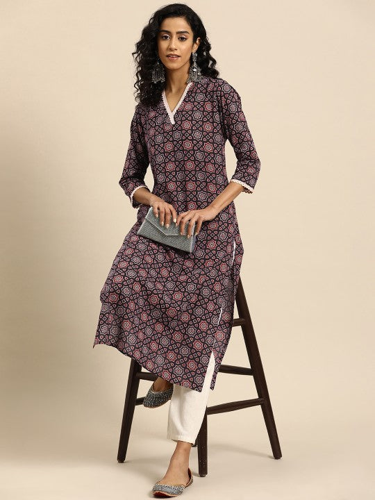 Ethnic Motifs Printed Kurta