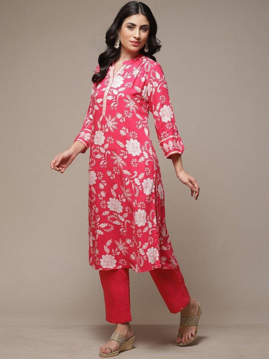 mandarin-collar-floral-printed-a-line-kurta