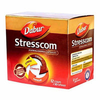 Thumbnail for dabur-stresscom-ashwagandha-12-strips-x-10-capsules
