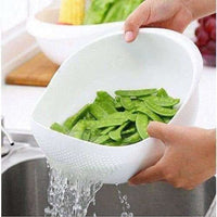 Thumbnail for Plastic Drain Vegetable Fruit Basket