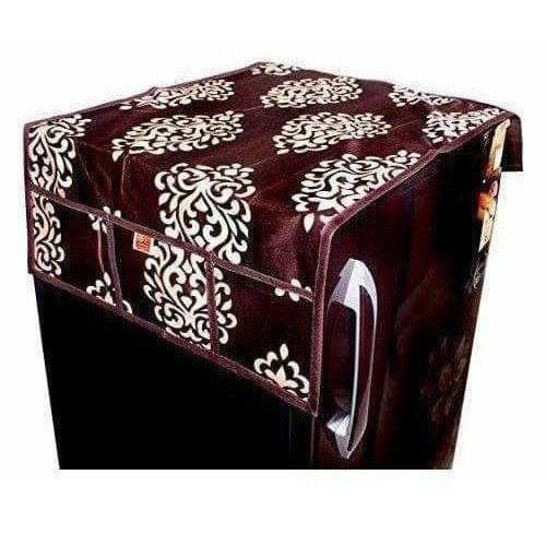 floral-design-fridge-top-cover-with-6-utility-pockets